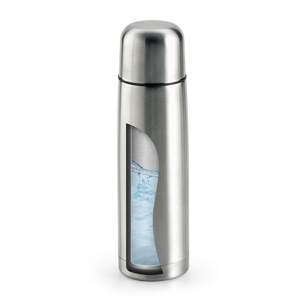 DURANT. Set con thermos e tazze in acciaio inossidabile