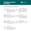 DYNAMIC BACKPACK I. Zaino porta PC 15'6'' 2 in 1 in poliestere 1680D e nylon
