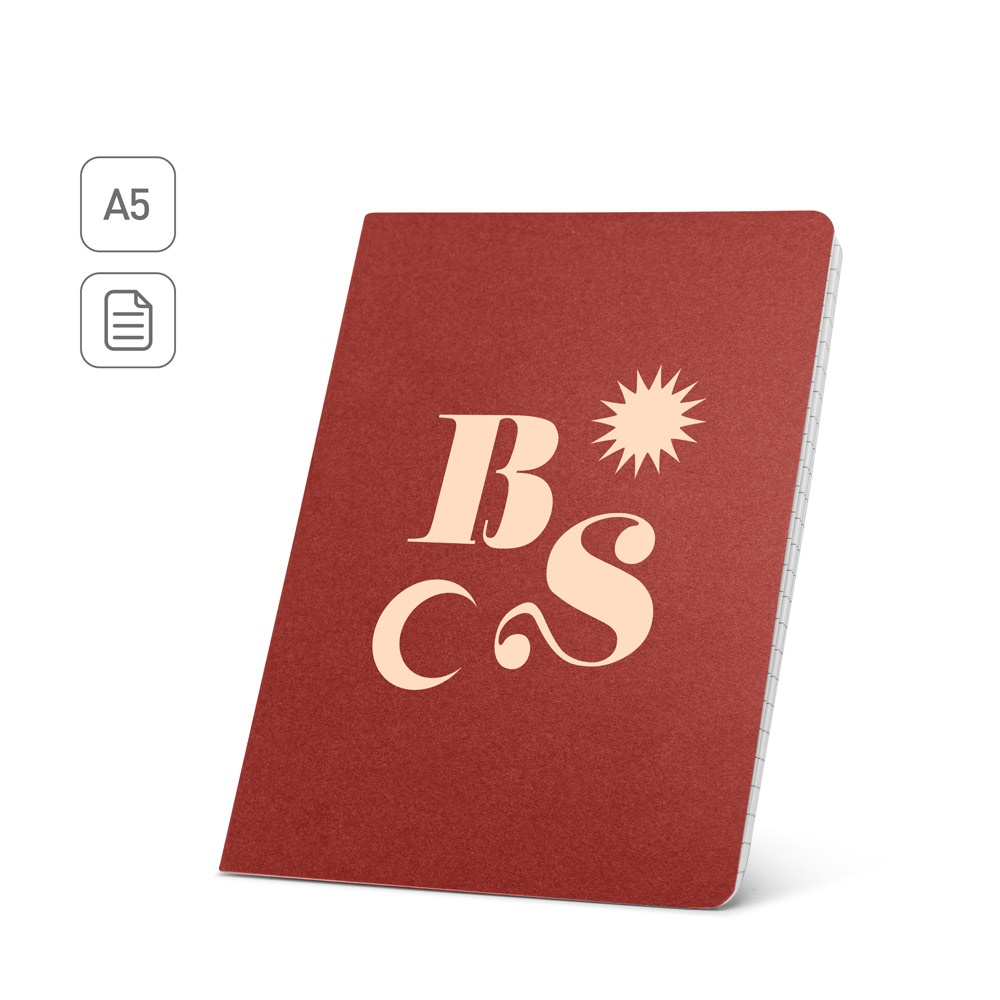 ECOWN. Block notes A5 con pagine a righe