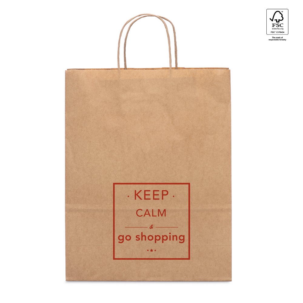 ELLEN. Borsa in carta kraft (115 g/m²)