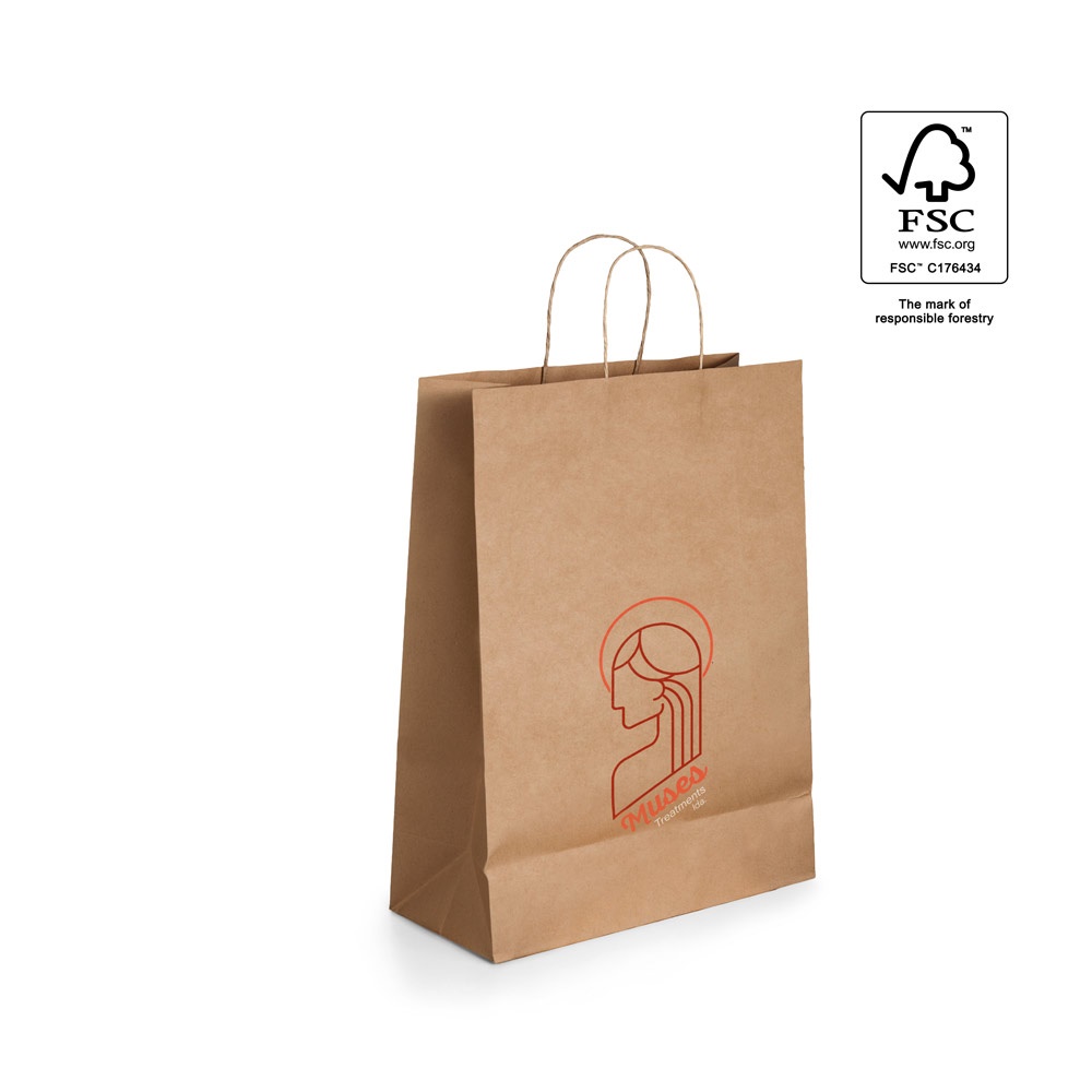 ELLEN. Borsa in carta kraft (115 g/m²)