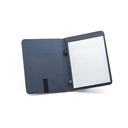 EMERGE FOLDER II. Cartella A4 in in poliestere riciclato (100% rPET) 300D con chiusura ad elastico