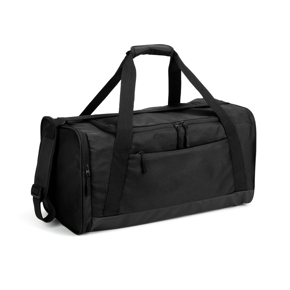 FARO. Borsa sportiva in cotone riciclato e poliestere riciclato (380 g/m²)