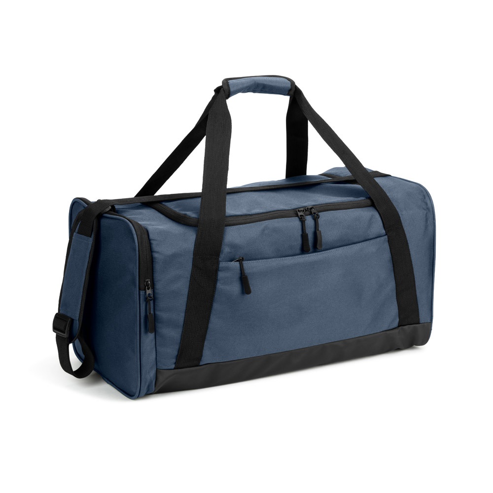 FARO. Borsa sportiva in cotone riciclato e poliestere riciclato (380 g/m²)