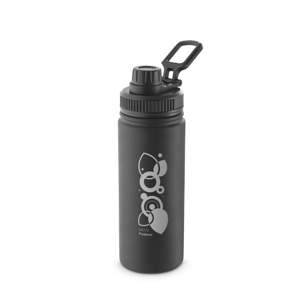 FEDERER. Borraccia in acciaio inox riciclato al 90% (570 mL)