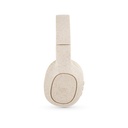 FEYNMAN. Cuffie wireless pieghevoli con batteria di 4 ore in paglia di grano e ABS