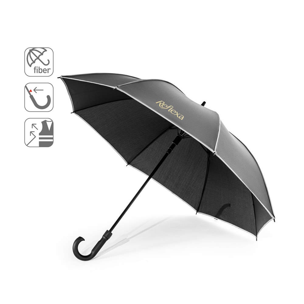 FINNLEY. Ombrello da 27" in pongee 190T antivento in poliestere riciclato (100% rPET)