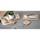 FITCH. Power bank da 5'000 mAh con caricatore wireless da 5W in bambù