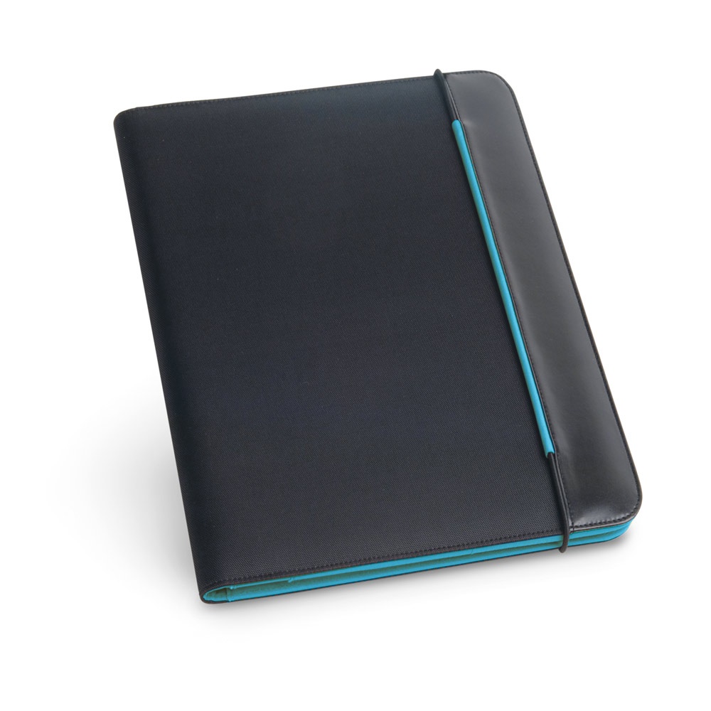 FITZGERALD. Cartella A4 in PU e 800D con blocco pagine a righe