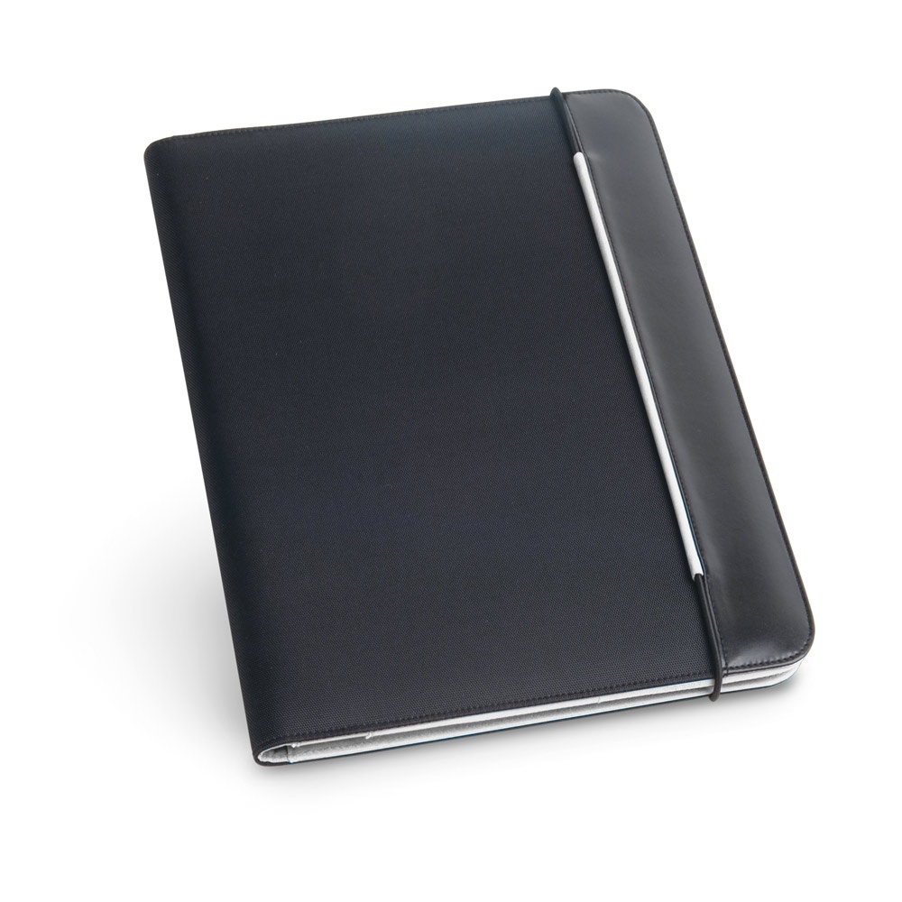 FITZGERALD. Cartella A4 in PU e 800D con blocco pagine a righe