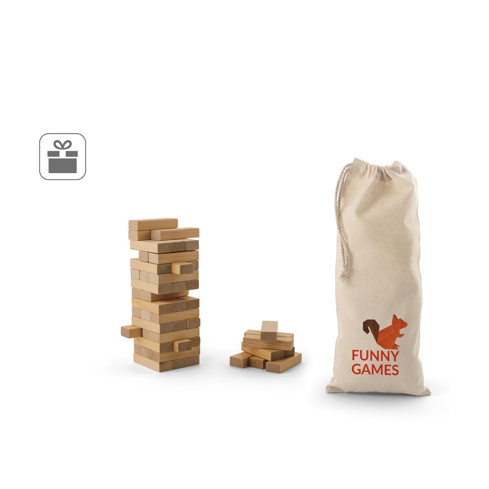 FLIK. Gioco di legno con 54 pezzi