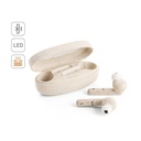 FOURIER. Auricolari wireless con durata della batteria di 3 ore in fibra di paglia di grano e PP