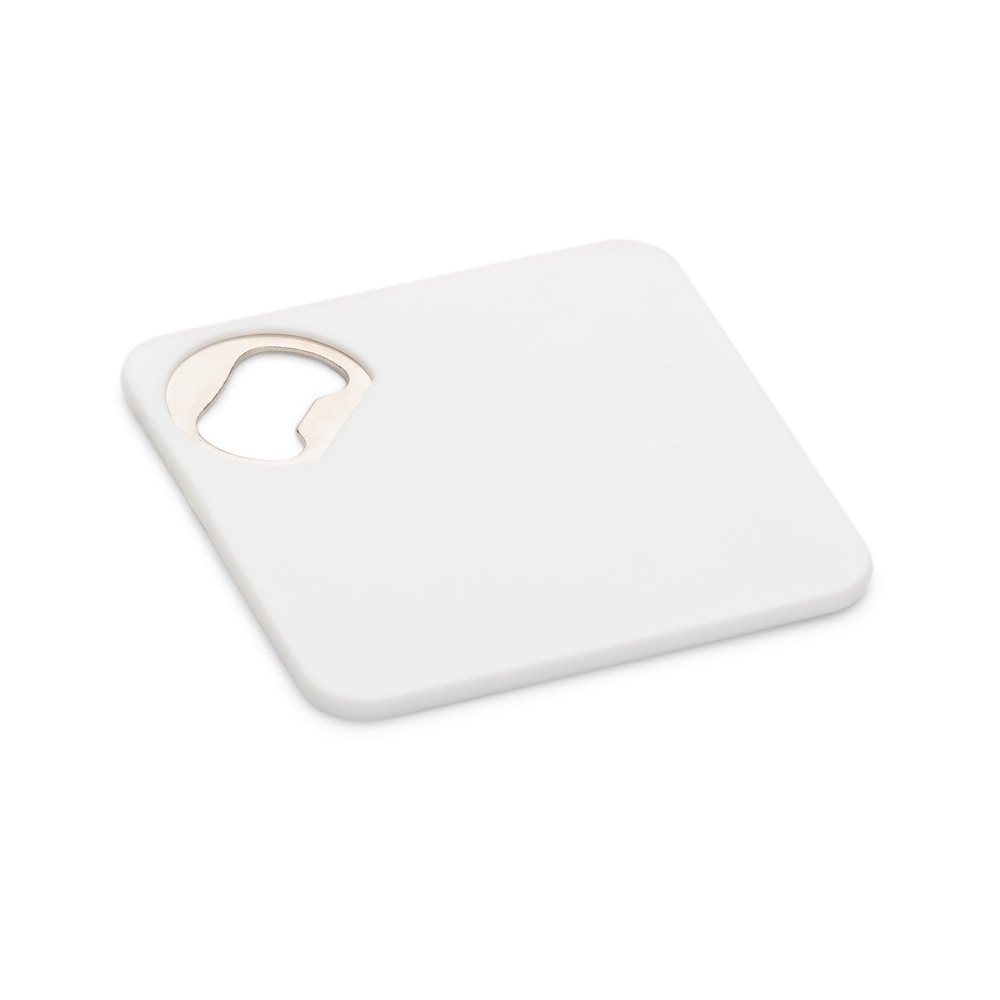 FUNFAYE. Sottobicchiere con apribottiglie