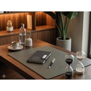 GARRETT. Set composto da 1 penna a sfera e 1 blocco note, realizzati in PU e acciaio inossidabile