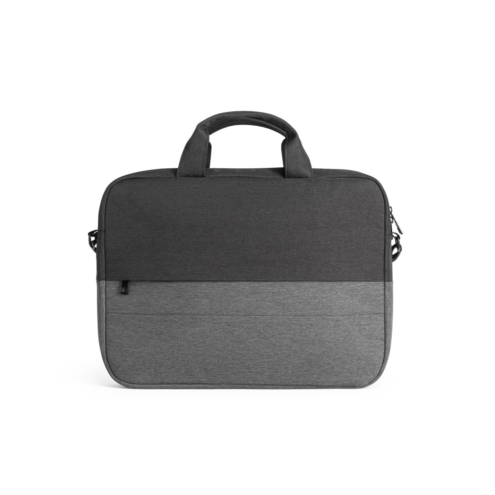 GENOA. Borsa imbottita per laptop in poliestere riciclato 600D ad alta densità da 15"