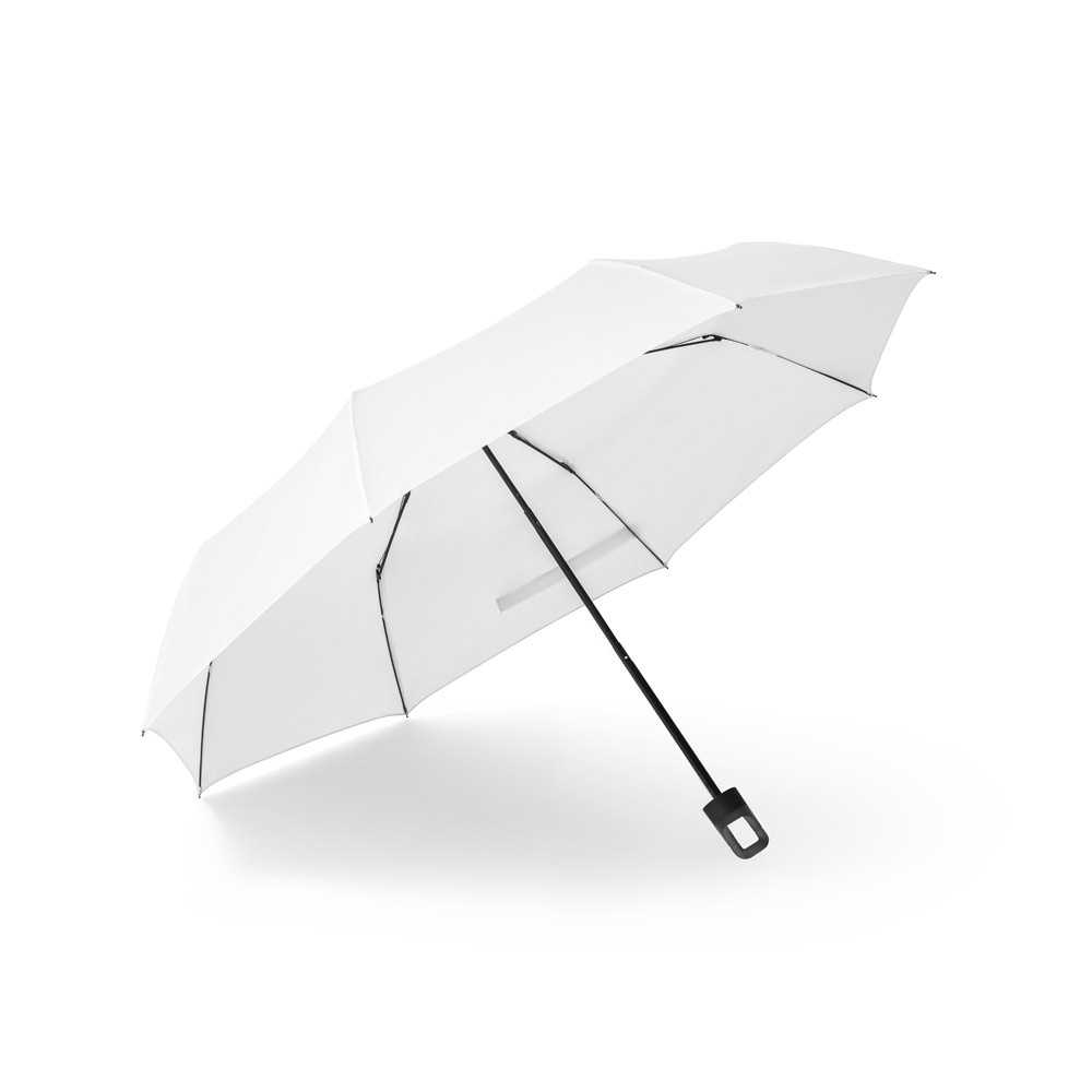 GEORGE. Ombrello da 21'' realizzato in poliestere riciclato (100% rPET) 190T pongee antivento