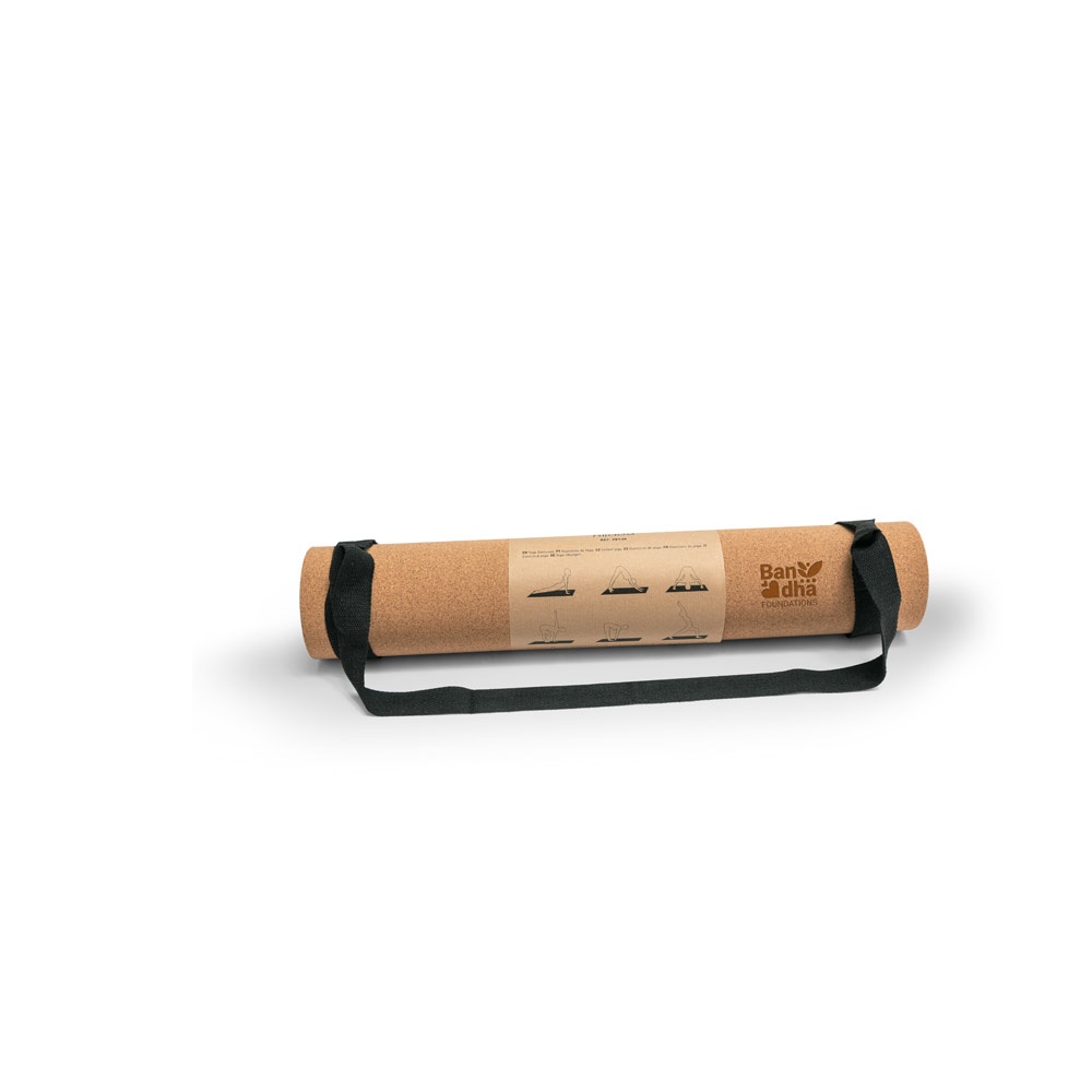 GERES. Tappetino per yoga in sughero e TPE, spessore fino a 3.7 mm