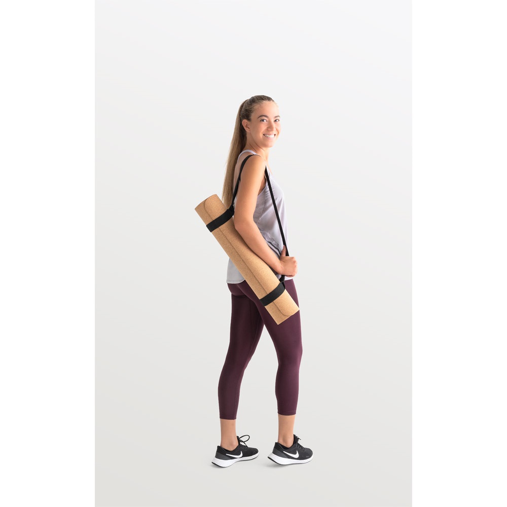 GERES. Tappetino per yoga in sughero e TPE, spessore fino a 3.7 mm