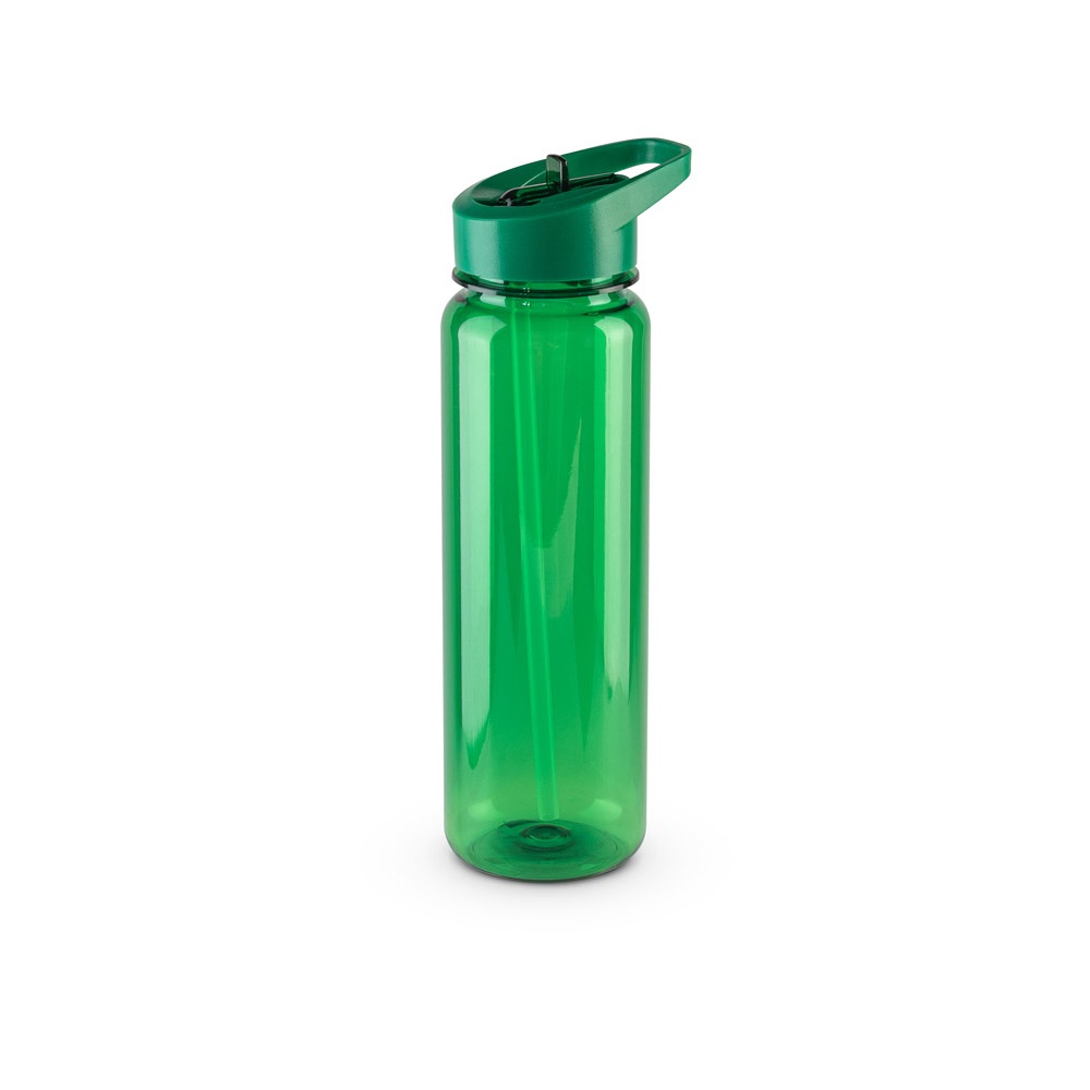 GILMORE. Borraccia in PET riciclato (100% rPET) trasparente con finitura lucida 750 mL