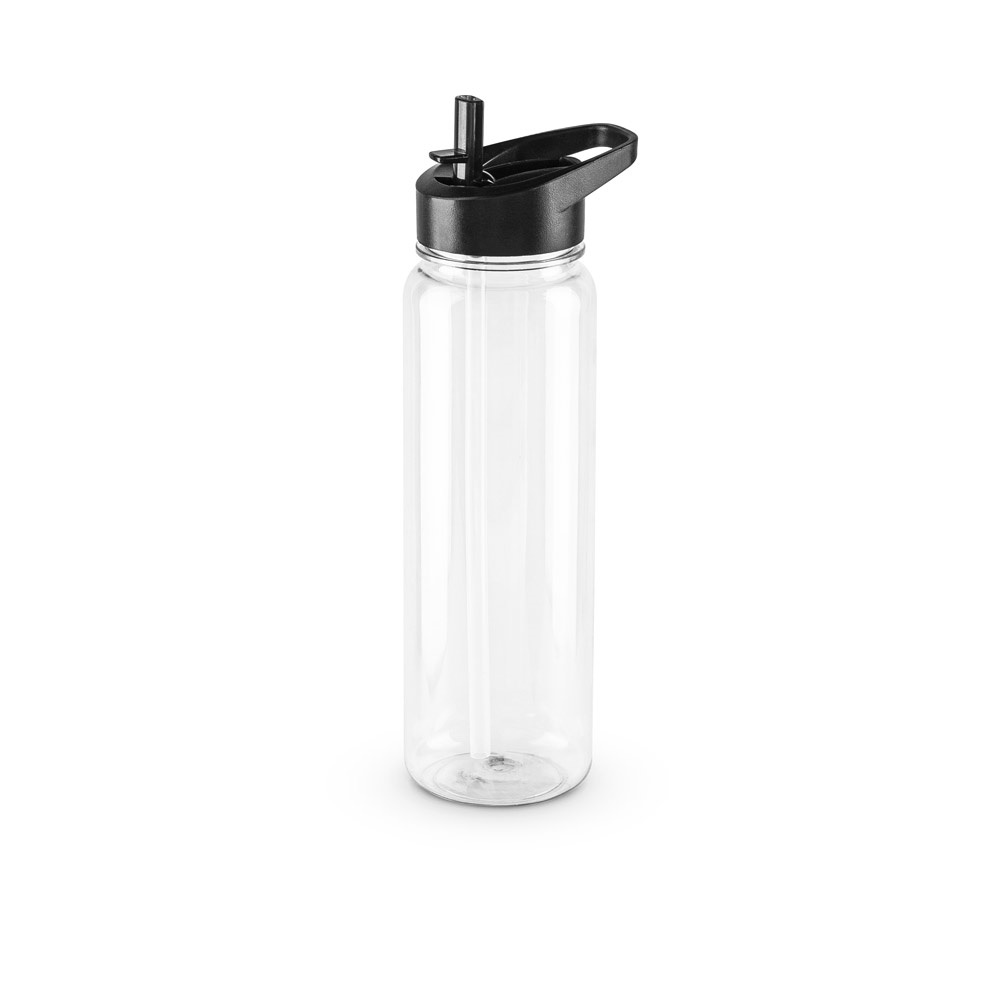 GILMORE. Borraccia in PET riciclato (100% rPET) trasparente con finitura lucida 750 mL