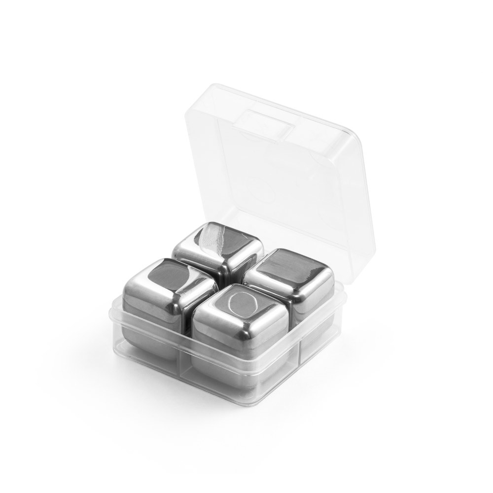 GLACIER. Set di cubi riutilizzabili in acciaio inox