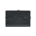 GLENN. Porta tessere in PU con chiusura elastica