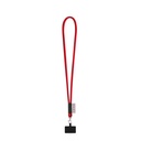 GOSPORT. SET Lanyard TUBE Long (Ø 7 mm) con moschettone a grilletto da 9 mm e porta cellulare