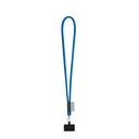 GOSPORT. SET Lanyard TUBE Long (Ø 7 mm) con moschettone a grilletto da 9 mm e porta cellulare