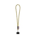 GOSPORT. SET Lanyard TUBE Long (Ø 7 mm) con moschettone a grilletto da 9 mm e porta cellulare