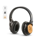 GOULD. Cuffie wireless pieghevoli con durata della batteria di 4 ore in bambù e ABS
