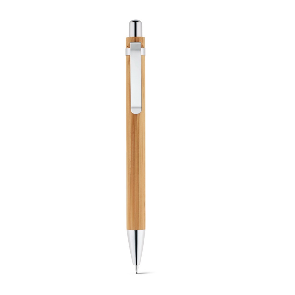 GREENY. Set con penna a sfera e matita portamine in bambù