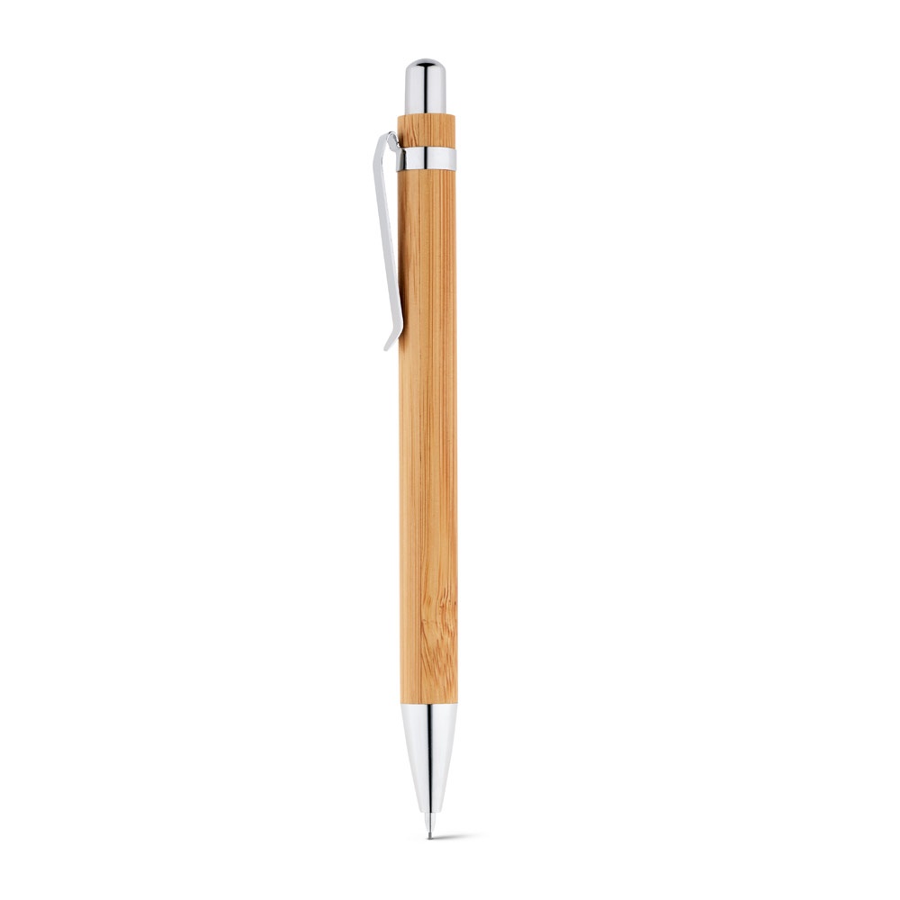 GREENY. Set con penna a sfera e matita portamine in bambù