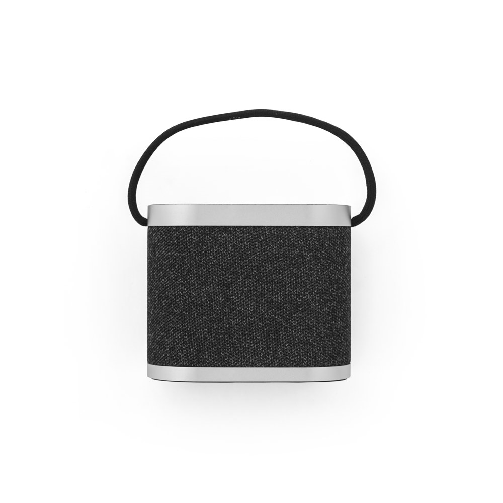 GUETTA. Altoparlante portatile da 5W con caricatore wireless superveloce da 15W e autonomia di 2 ore in bambù e PET riciclato (100% rPET)