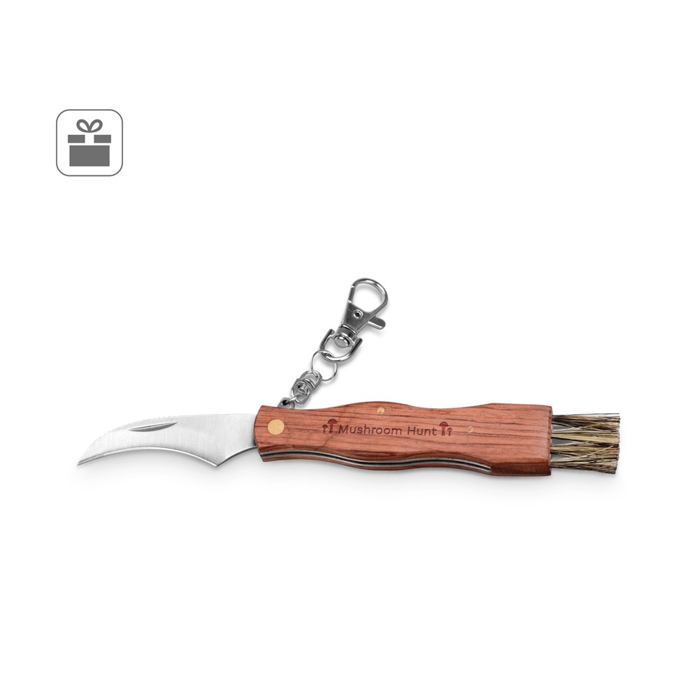 GUNTER. Coltello tascabile in acciaio inox e legno