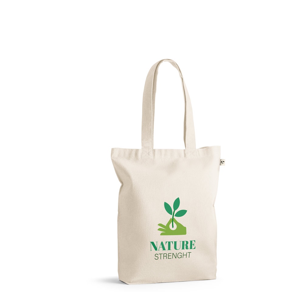 HARBOR. Borsa in cotone riciclato (70%) e poliestere (30% rPET) (280 g/m²)