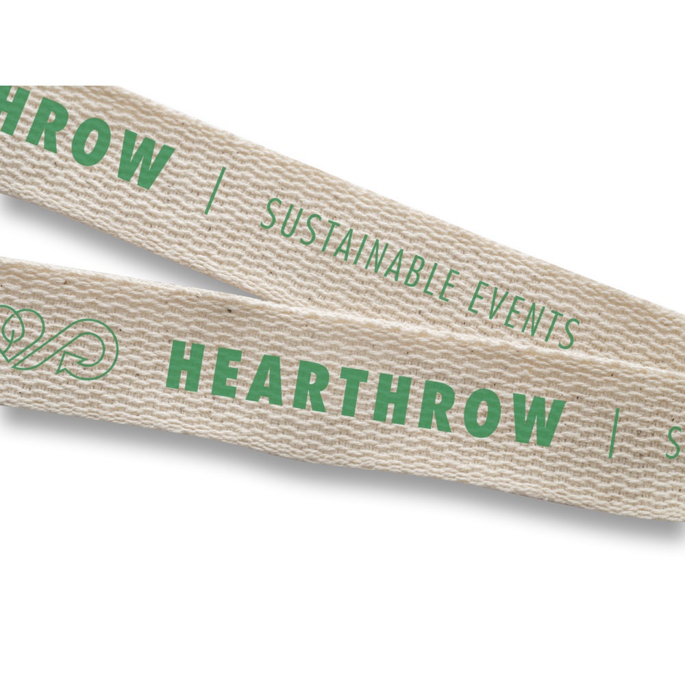 HEATHROW. Lanyard 100% cotone