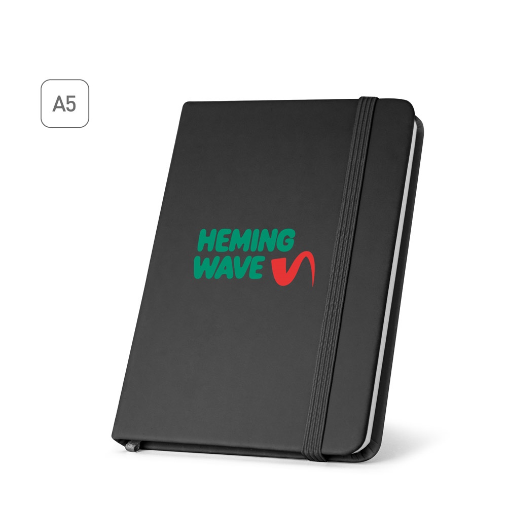 HEMINGWAY SQUARE. Taccuino A5 in PU con carta quadrettata