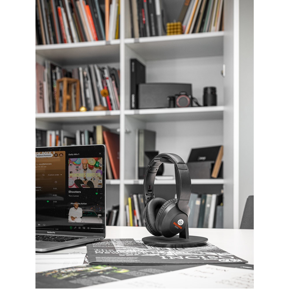 HENDRIX. Cuffie wireless pieghevoli con 20 ore di autonomia in ABS riciclato (100% rABS)