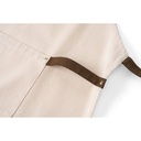 HOLM. Grembiule in canvas di cotone 100% (320 g/m²) con dettagli in metallo