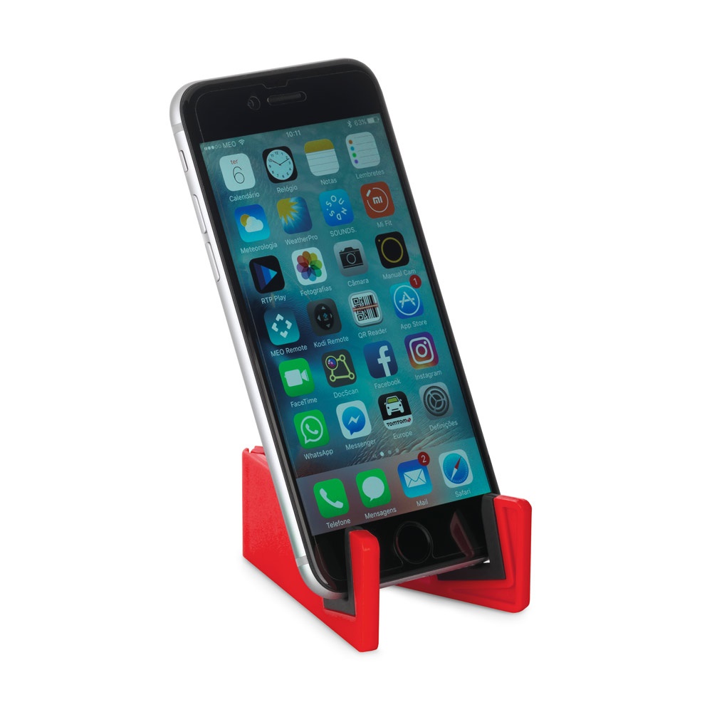 HOOKE. Supporto per cellulare in ABS e TPR
