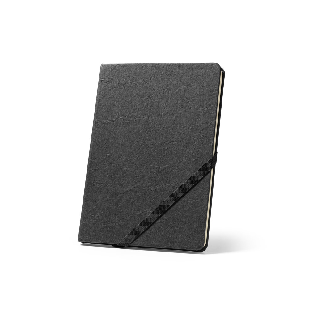 HUXLEY. Block notes A5 con copertina rigida, realizzato in carta resistente all'acqua