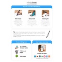 INFINITEBOOK PLAIN A5. Infinitebook con copertina flessibile e 15 pagine bianche stile lavagna bianca