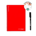 INFINITEBOOK PLAIN A5. Infinitebook con copertina flessibile e 15 pagine bianche stile lavagna bianca