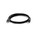 JEMISON. Cavo da USB-C a USB-C (60 W), con cordone intrecciato in poliestere, realizzato in ABS, acciaio inossidabile, alluminio e poliestere