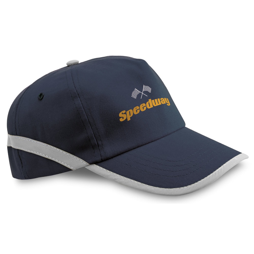 JONES. Cappellino in poliestere con elementi riflettenti