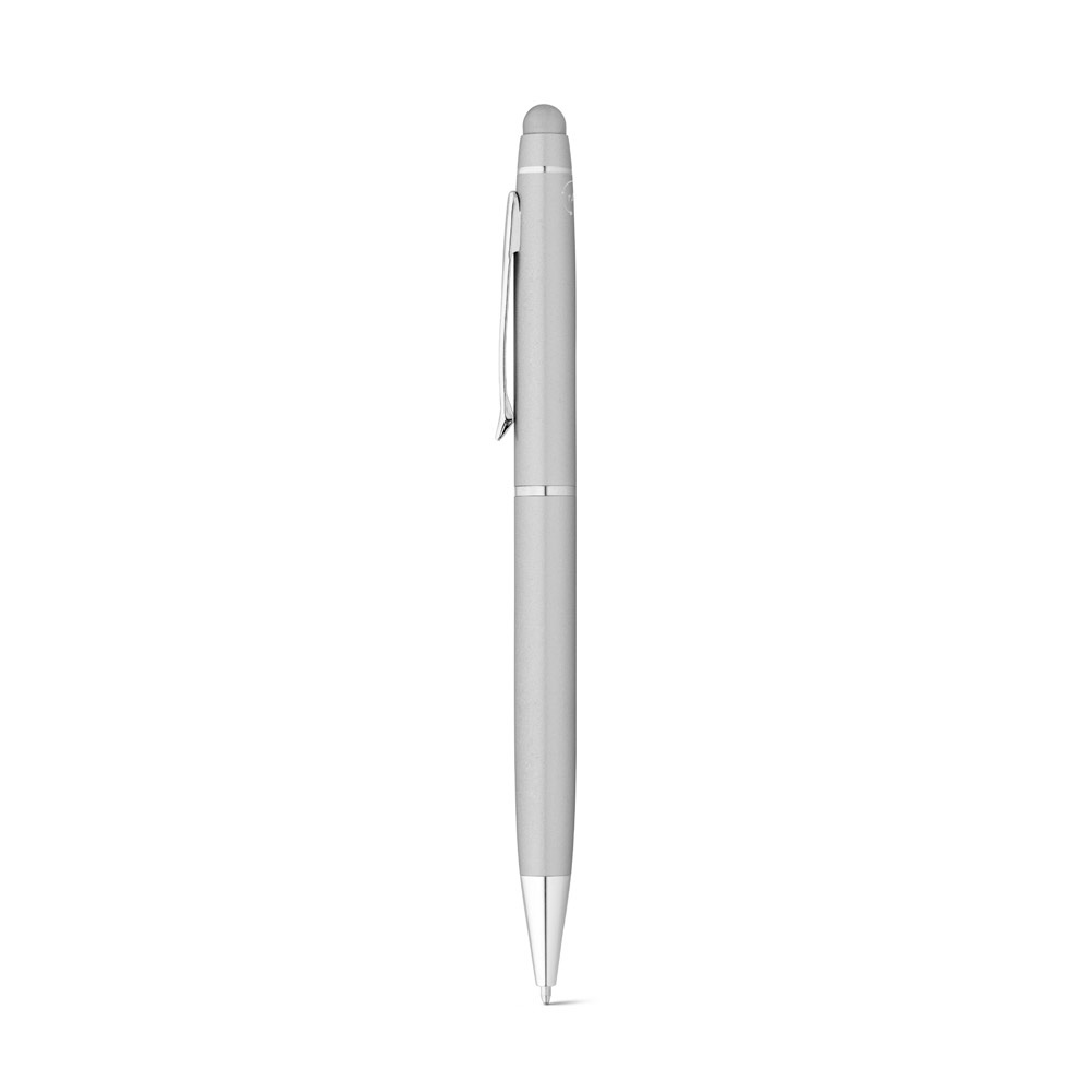 JULIE. Penna a sfera in alluminio riciclato (100% rAL) con punta touch