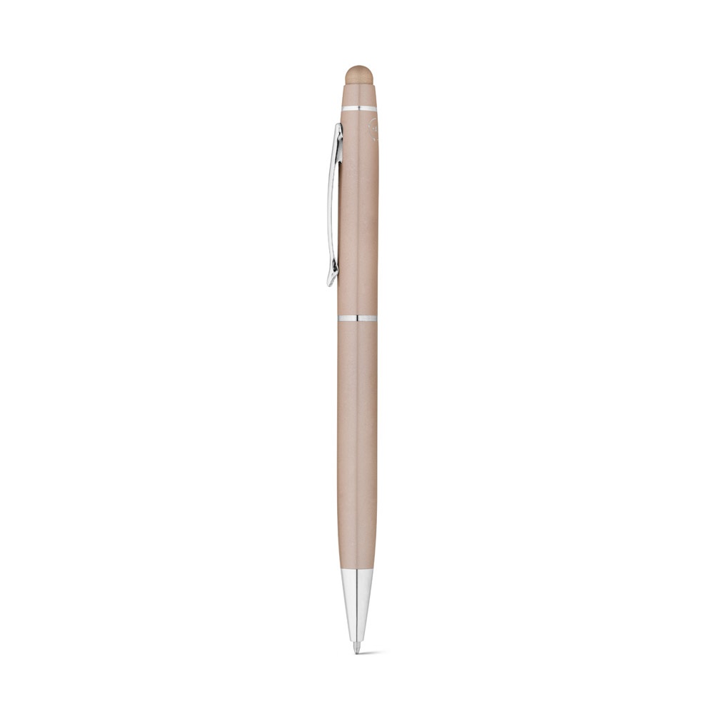 JULIE. Penna a sfera in alluminio riciclato (100% rAL) con punta touch