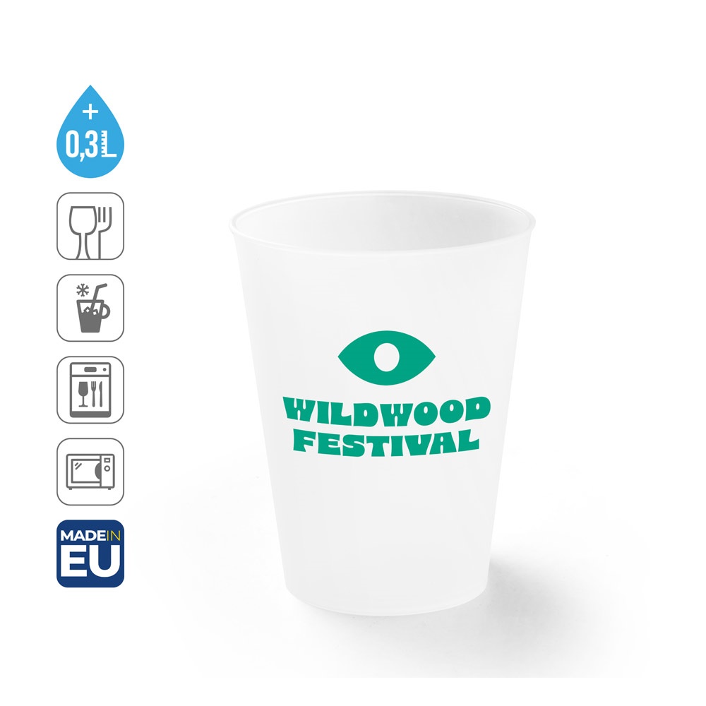 KANE S. Bicchiere da festival in PP 330 mL