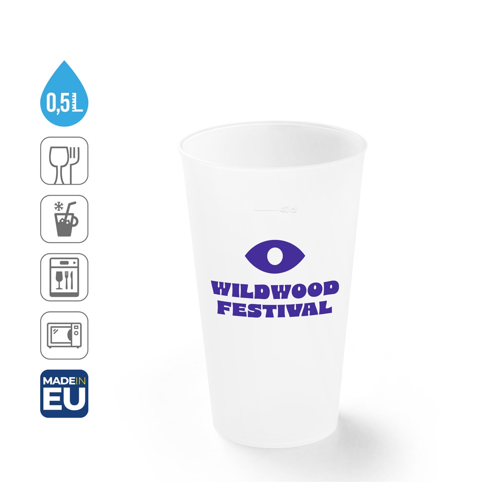 KANE. Bicchiere da festival in PP 500 mL