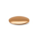 KAYLA. Specchio rotondo bifacciale in alluminiocon chiusura magnetica